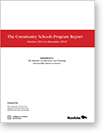 he Community Schools Program Report: October 2014 to December 2018 cover