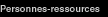 Personnes-ressources