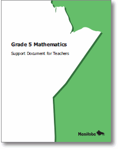 Grade 5 Mathematics: Support Document for Teachers