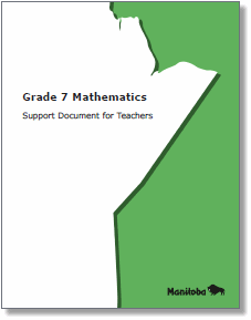 Grade 7 Mathematics: Support Document for Teachers