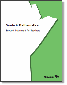Grade 8 Mathematics: Support Document for Teachers