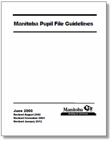 Manitoba Pupil File Guidelines