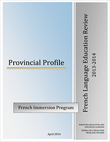 French Language Education 2013-2014: Provincial Profile