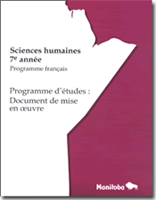 Sciences humaines, 7e année, programme français - Programme d'études : document de mise en œuvre