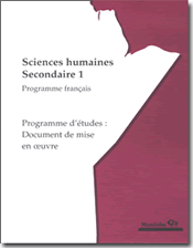 Sciences humaines, secondaire 1, programme français, programme d'études : document de mise en œuvre
