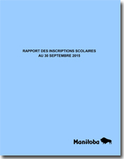 Rapport des inscriptions scolaires au 30 septembre 2015