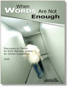 Words Are Not Enough: Precursors to Threat -- An Early Warning System for School Counsellors