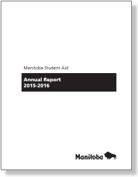 Page couverture du Rapport annuel de l'Aide aux étudiants 2014-2015