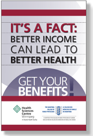 It's A Fact: Better Income Can Lead to Better Health - Get YOur Benifits booklet cover