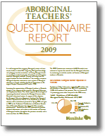 Aboriginal Teachers' Questionnaire Report 2009