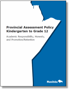 Provincial Assessment Policy Kindergarden to Grade 12 cover