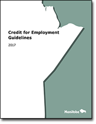 Credit for Employment Guidelines 2017