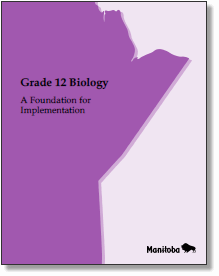 Grade 12 Biology - A Foundation for Implementation cover