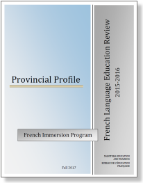 French Language Education 2015-2016: Provincial Profile