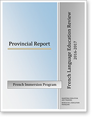 French Language Education 2015-2016: Provincial Profile