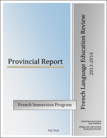 French Language Education 2013-2014: Provincial Report