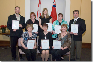 Minister's Award Recipients 2009-2010