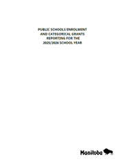 Public Schools Enrolment and Categorical Grants Reporting for the 2025/2026 School Year