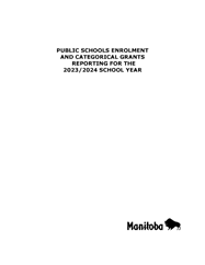 Public Schools Enrolment and Categorical Grants Reporting for the 2023/2024 School Year