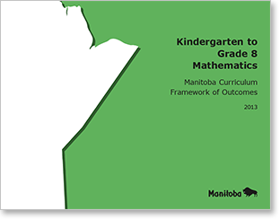 Manitoba Curriculum Framework of Outcomes 2013 cover