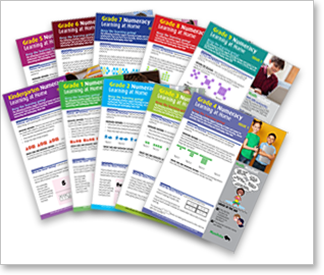 Numeracy Learning at Home Newsletters cover
