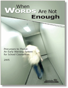 When Words Are Not Enough: Precursors to Threat -- An Early Warning System for School Counsellors
