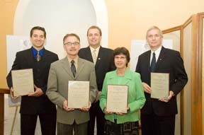 Lauréats pour l'année 2007-2008