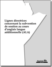 Lignes directrices concernant la subvention de soutien au cours d'anglais langue additionnelle (ALA) (2006-2007)