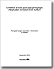 Ensemble d'outils pour appuyer le projet d'évaluation en lecture et en écriture, français langue seconde – immersion, 8e année