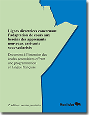 Lignes directrices concernant l'adaptation de cours aux besoins des apprenants nouveaux arrivants sous-scolarisés