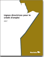 Lignes directrices pour le crédit d’emploi