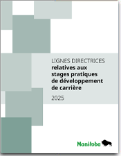 Lignes directrices relatives aux stages pratiques de d&eacute;veloppement de carri&egrave;re