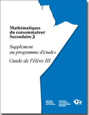 Mathématiques du consommateur - Secondaire 3