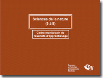 Sciences de la nature (5 à 8), cadre manitobain des résultats d'apprentissage