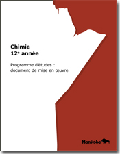 Chimie, 12e année - Programme d'études : document de mise en œuvre