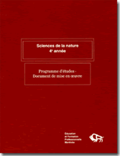Sciences de la nature, quatrième année - Programme d'études : document de mise en œuvre
