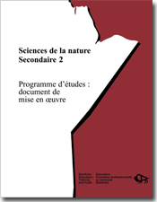Sciences de la nature, secondaire 2, programme d'études : document de mise en œuvre