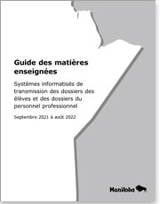 Guide des matières enseignées