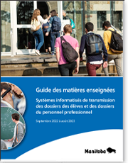 Guide des matières enseignées