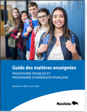Guide des matières enseignées