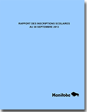 Rapport des inscriptions scolaires au 30 septembre 2012