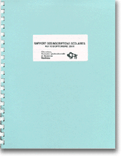 Rapport des inscriptions scolaires au 30 septembre 2000