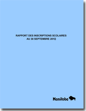 Rapport des inscriptions scolaires au 30 septembre 2018