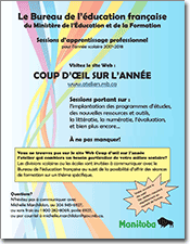 Affiche - Coup d'œil sur l'année